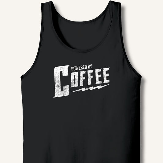 Tank Top XS / Black Powered By Coffee Tank