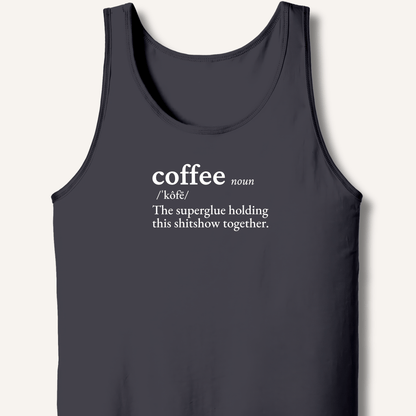 Tank Top XS / Dark Grey Coffee Definition Tank