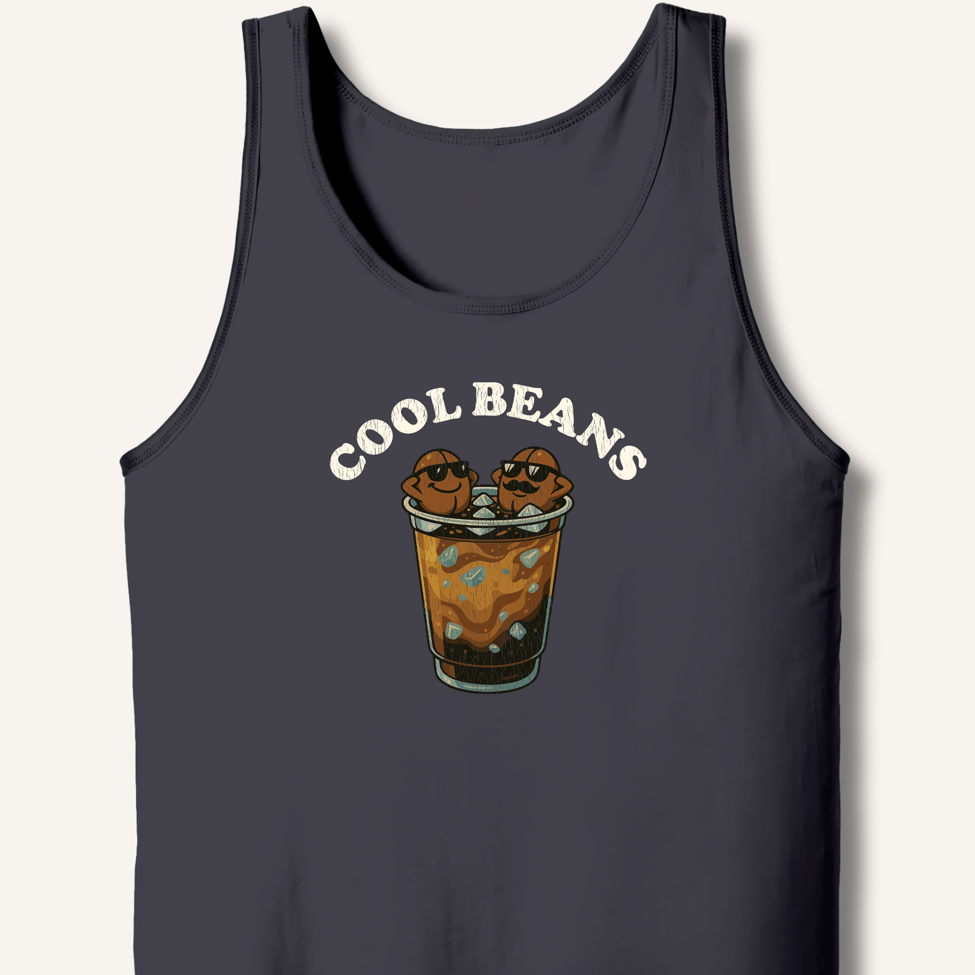 Tank Top XS / Dark Grey Cool Beans Tank