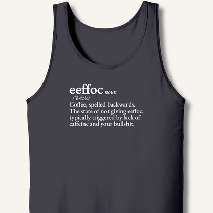 Tank Top XS / Dark Grey Eeffoc Definition Tank