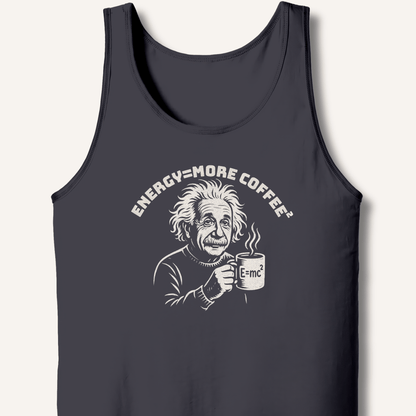Tank Top XS / Dark Grey Energy = More Coffee² Tank