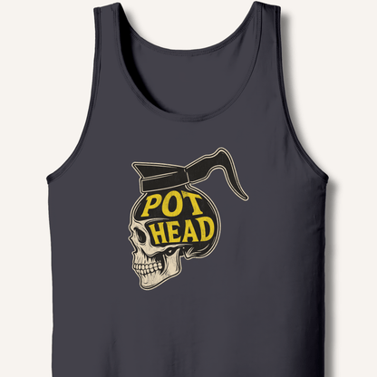 Tank Top XS / Dark Grey Pot Head Tank