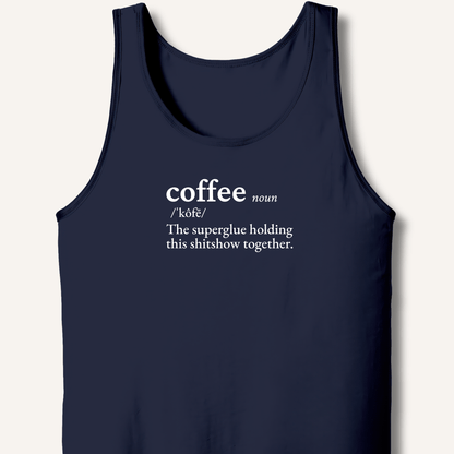 Tank Top XS / Navy Coffee Definition Tank