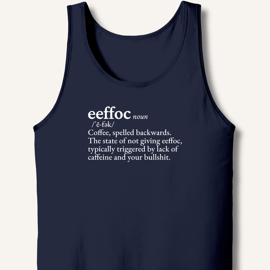 Tank Top XS / Navy Eeffoc Definition Tank