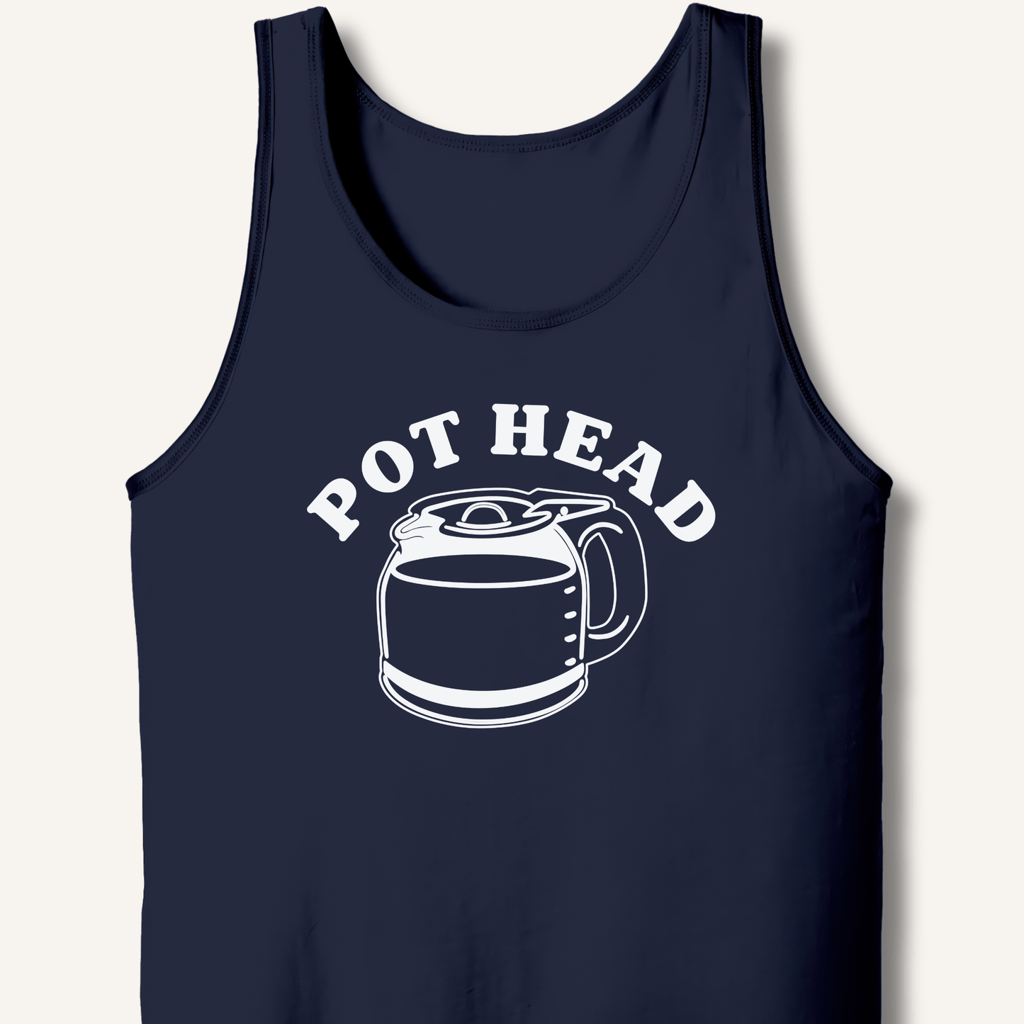 Tank Top XS / Navy Pot Head Tank