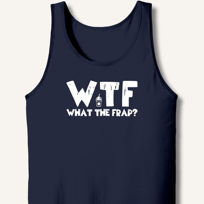 Tank Top XS / Navy WTF What The Frap? Tank