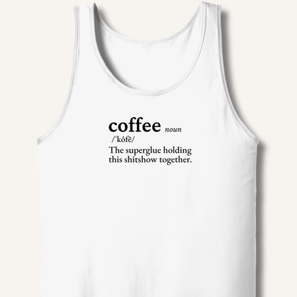 Tank Top XS / White Coffee Definition Tank