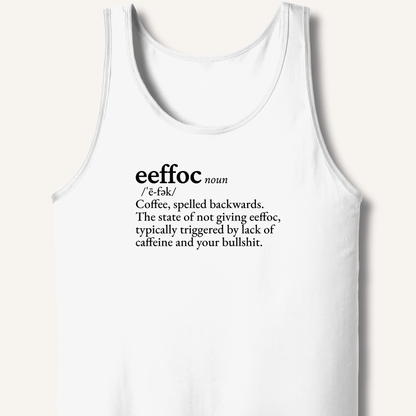 Tank Top XS / White Eeffoc Definition Tank