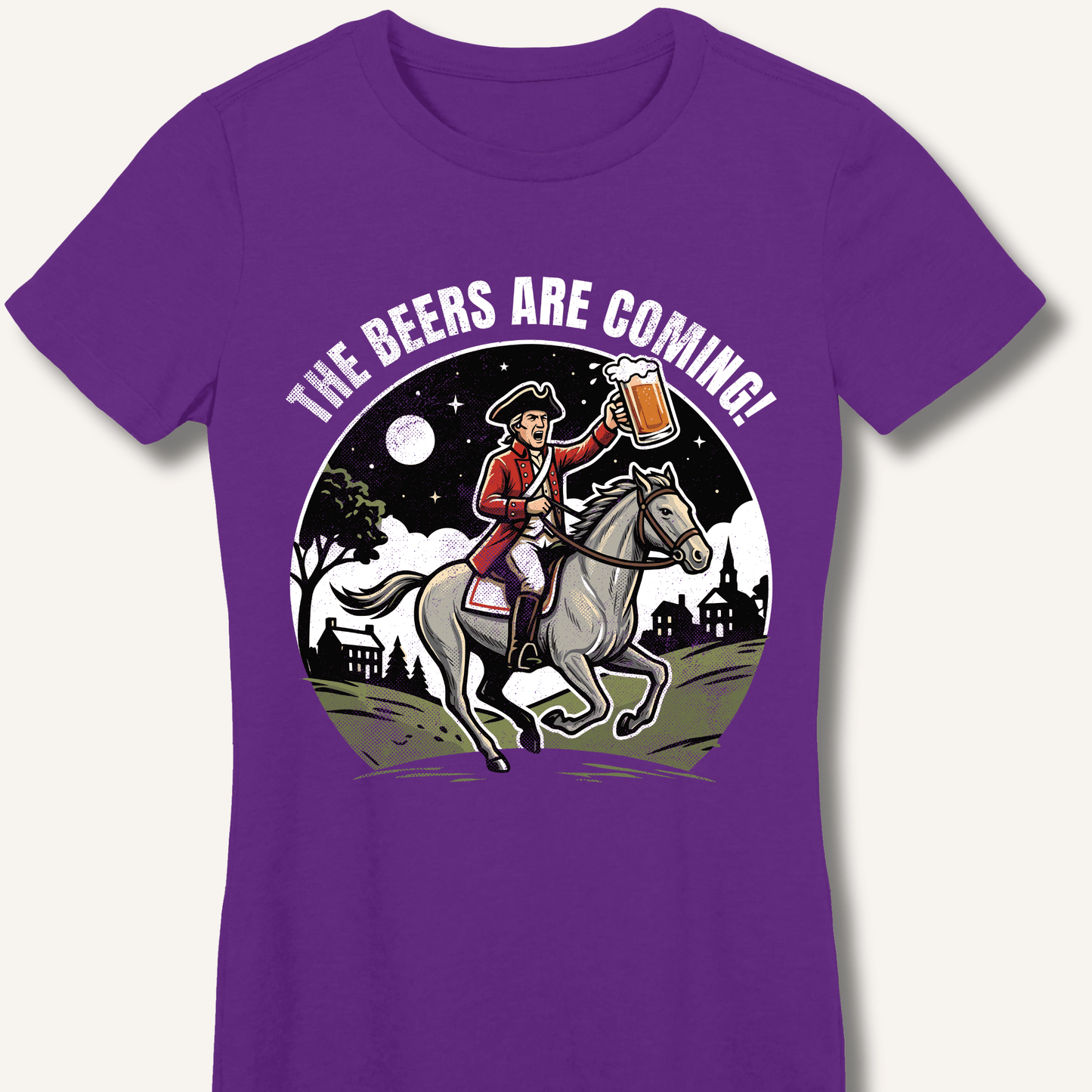 The Beers Are Coming! Fitted T-Shirt - Sip & Shirt