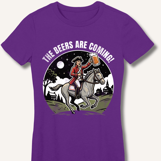 The Beers Are Coming! Fitted T-Shirt - Sip & Shirt
