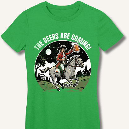 The Beers Are Coming! Fitted T-Shirt - Sip & Shirt