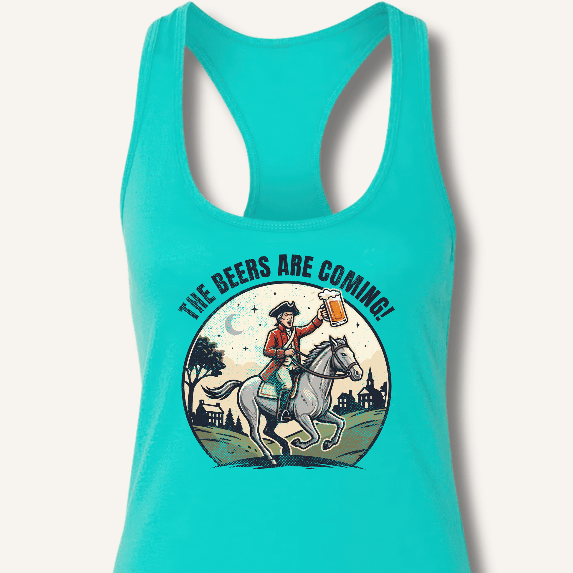 The Beers Are Coming! Racerback Tank - Sip & Shirt