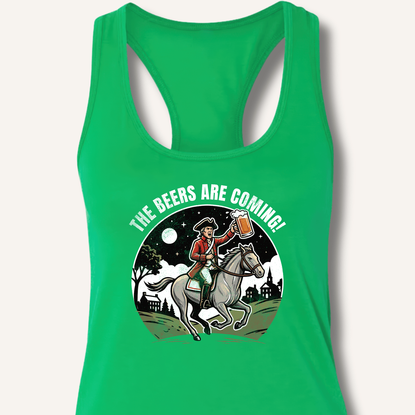 The Beers Are Coming! Racerback Tank - Sip & Shirt