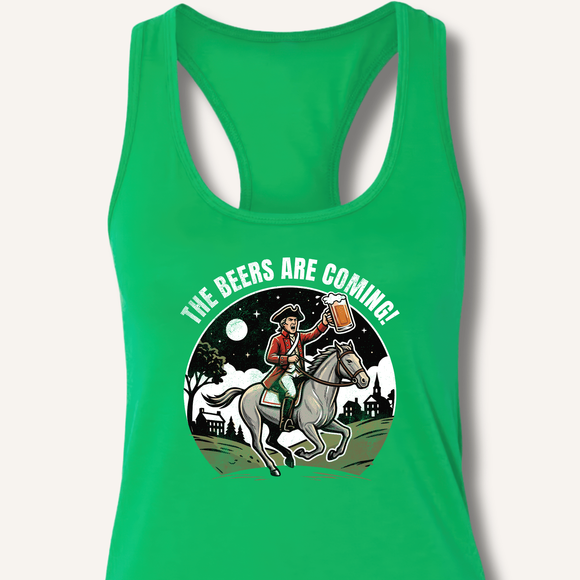 The Beers Are Coming! Racerback Tank - Sip & Shirt