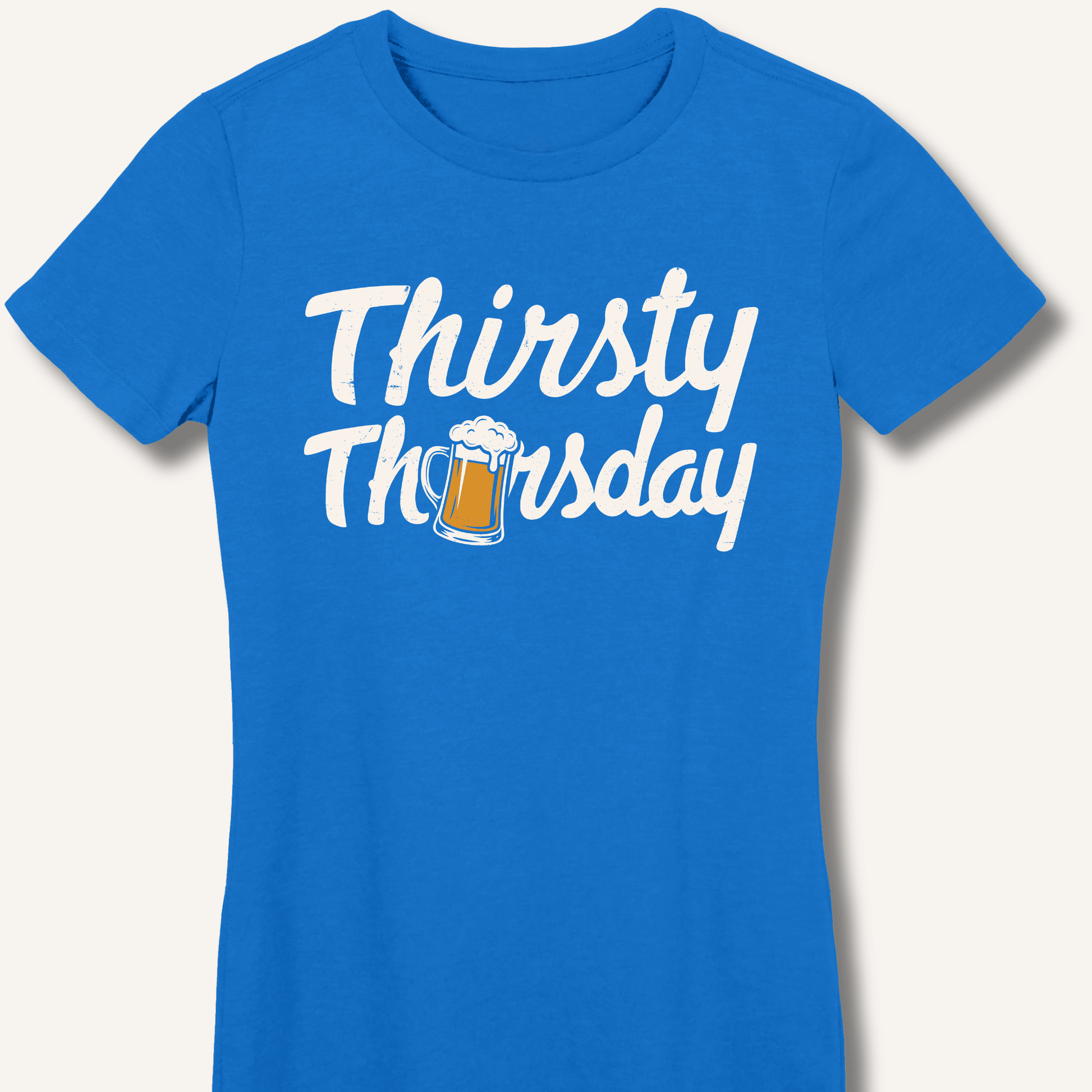 Thirsty Thursday Fitted T-Shirt - Sip & Shirt