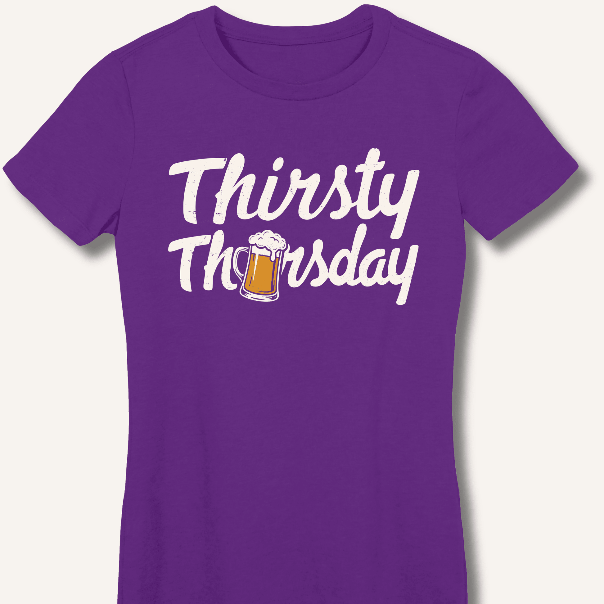 Thirsty Thursday Fitted T-Shirt - Sip & Shirt