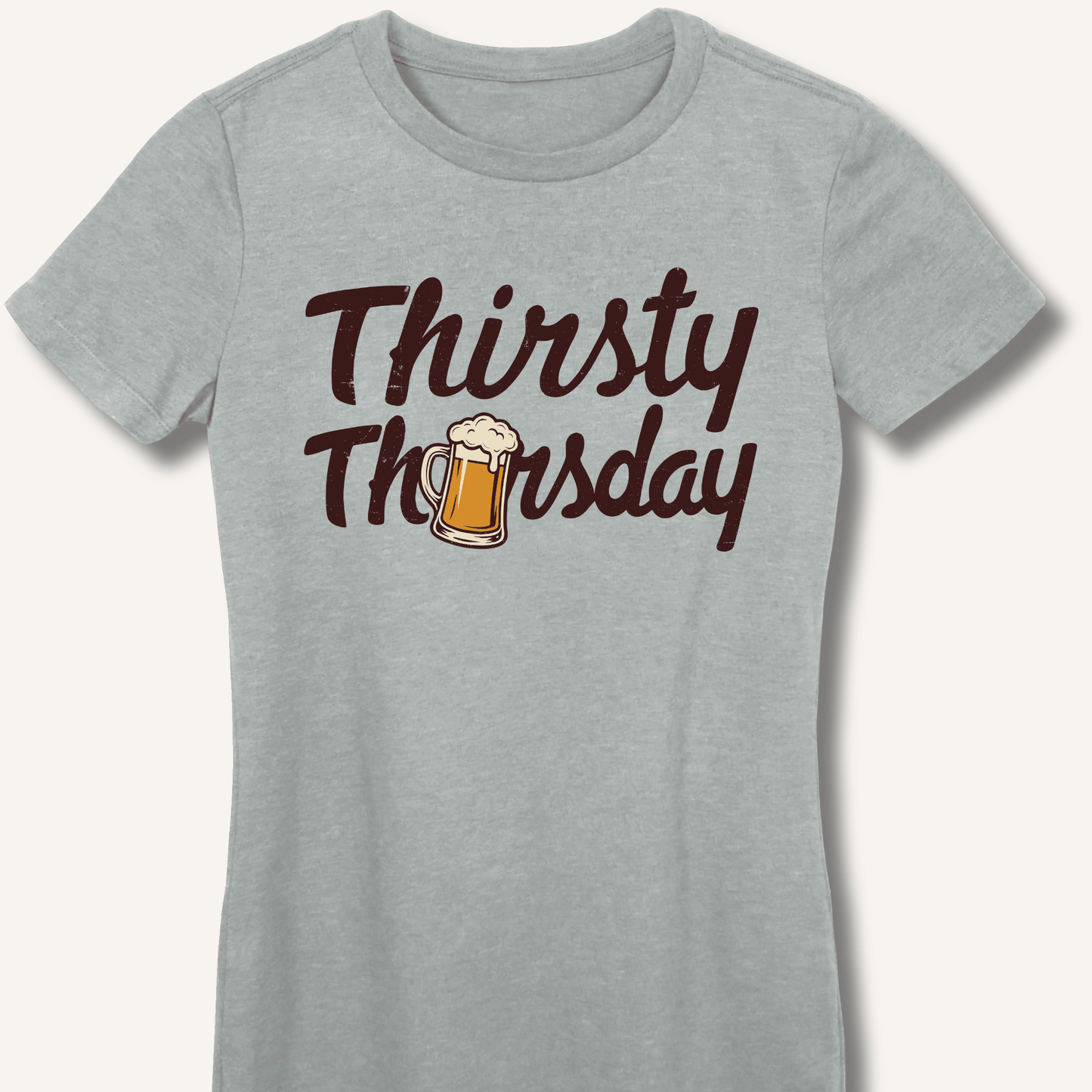 Thirsty Thursday Fitted T-Shirt - Sip & Shirt
