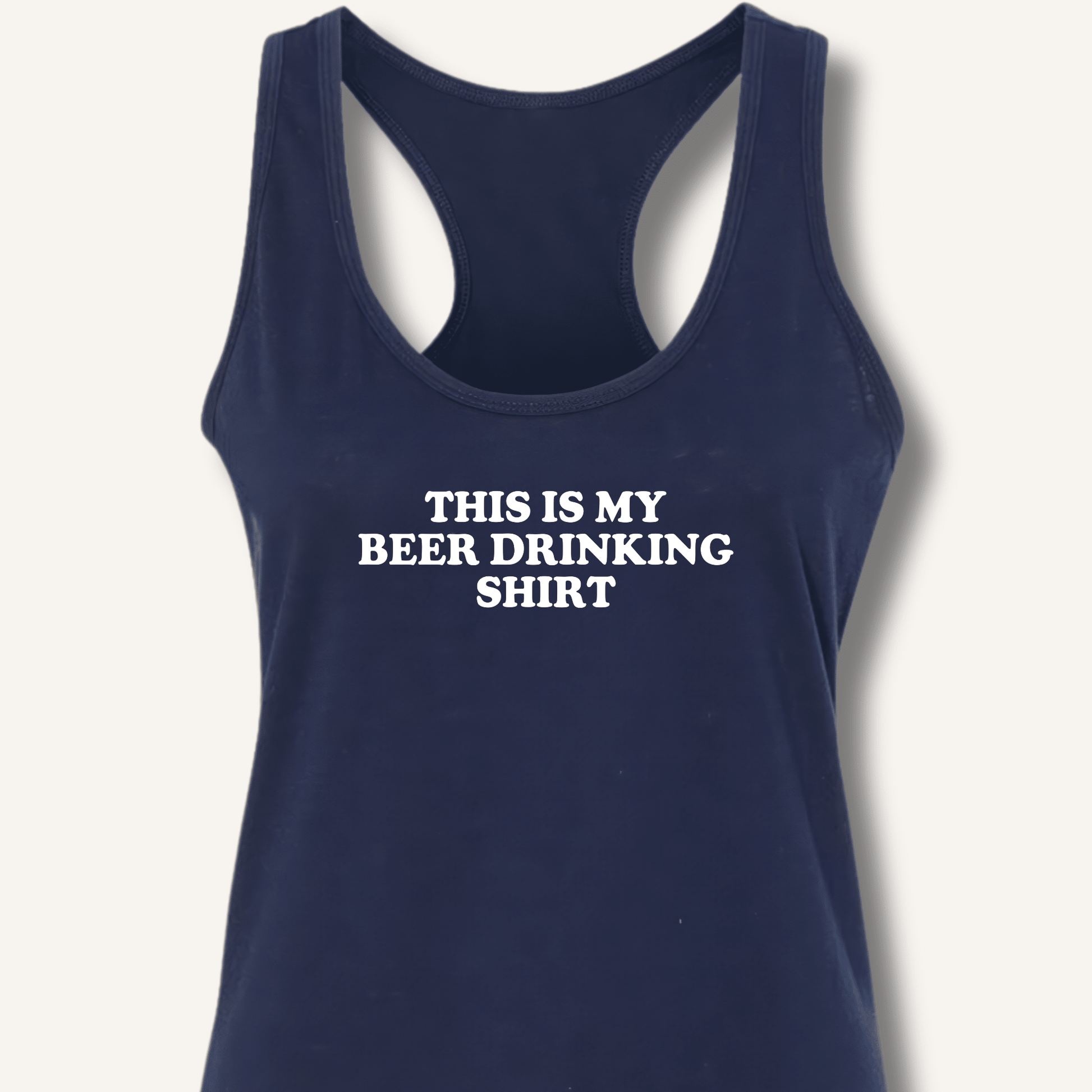 This Is My Beer Drinking Shirt Racerback Tank - Sip & Shirt