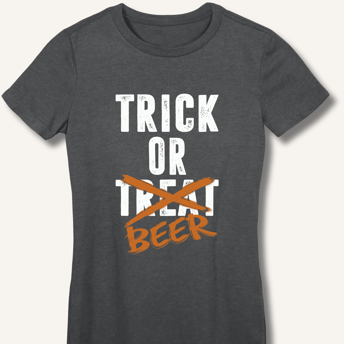 Trick or Beer Women's Fitted T-Shirt - Sip & Shirt