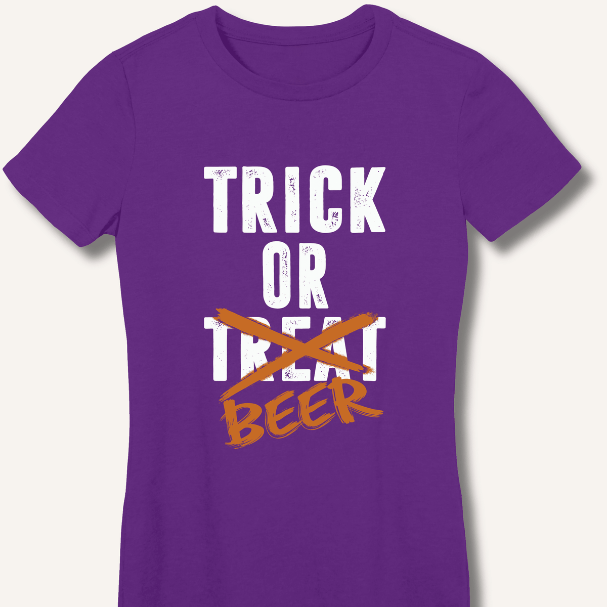 Trick or Beer Women's Fitted T-Shirt - Sip & Shirt