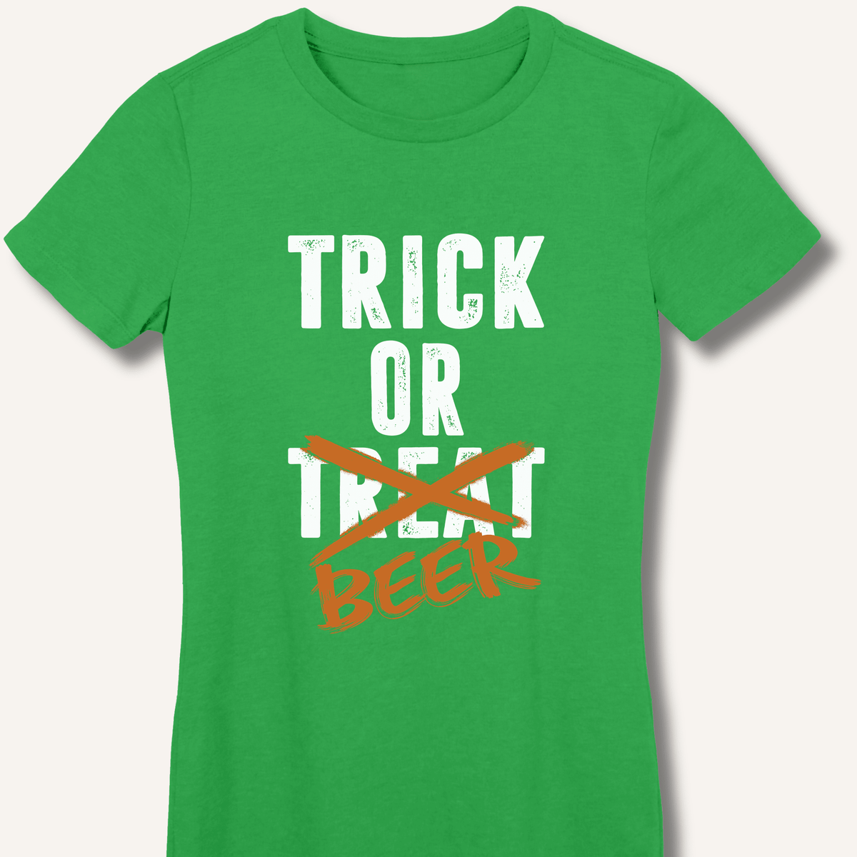 Trick or Beer Women's Fitted T-Shirt - Sip & Shirt