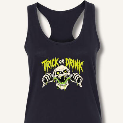 Trick or Drink Racerback Tank - Sip & Shirt
