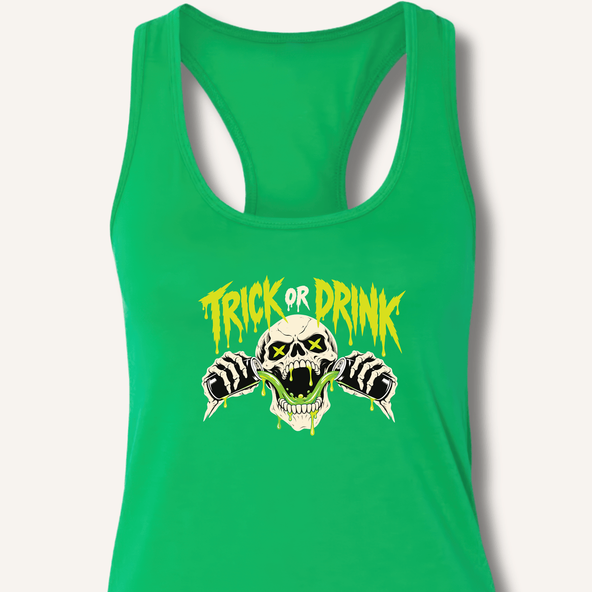 Trick or Drink Racerback Tank - Sip & Shirt