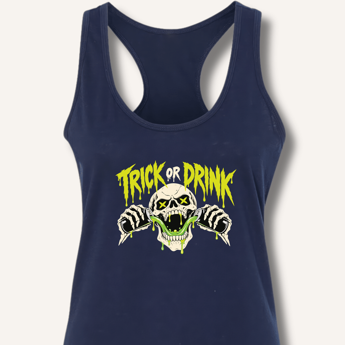 Trick or Drink Racerback Tank - Sip & Shirt