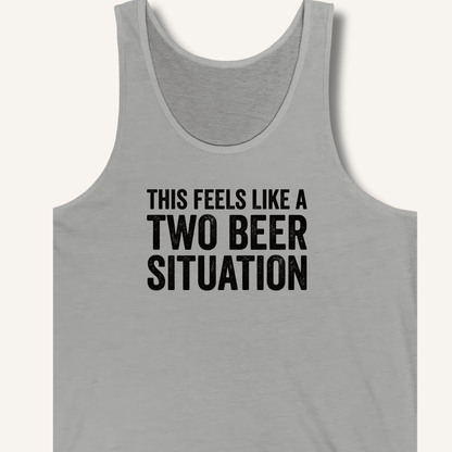 Two Beer Situation Tank - Sip & Shirt