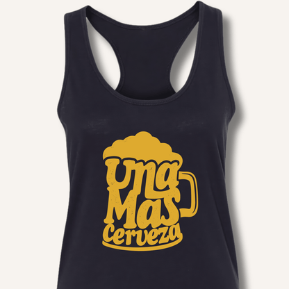Una Mas Cerveza Racerback Tank - Sip & Shirt