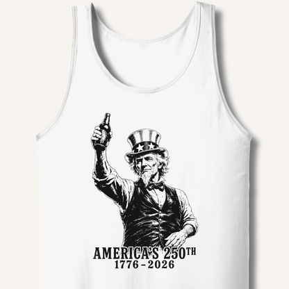 Uncle Sam 250th Beer Salute Tank - Sip & Shirt