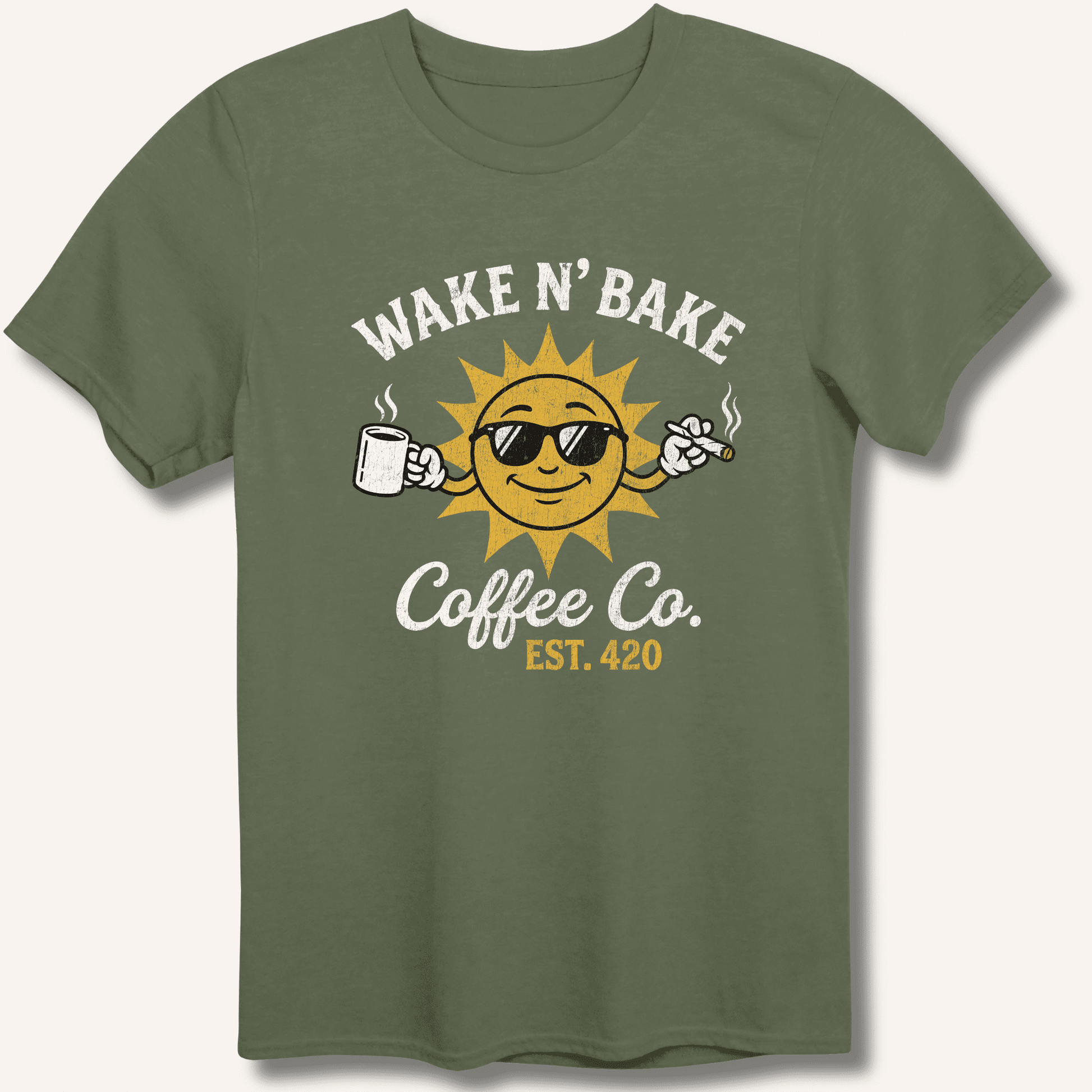 Wake N' Bake Coffee Co. T-Shirt - Sip & Shirt