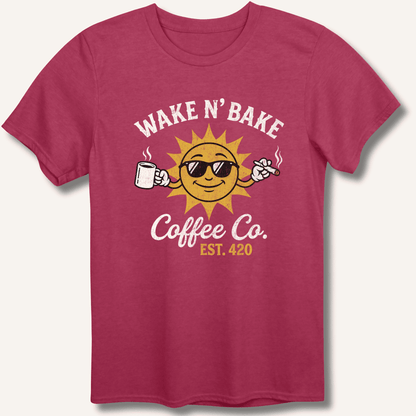 Wake N' Bake Coffee Co. T-Shirt - Sip & Shirt