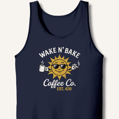 Wake N' Bake Coffee Co. Tank - Sip & Shirt