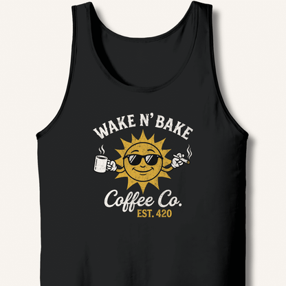 Wake N' Bake Coffee Co. Tank - Sip & Shirt