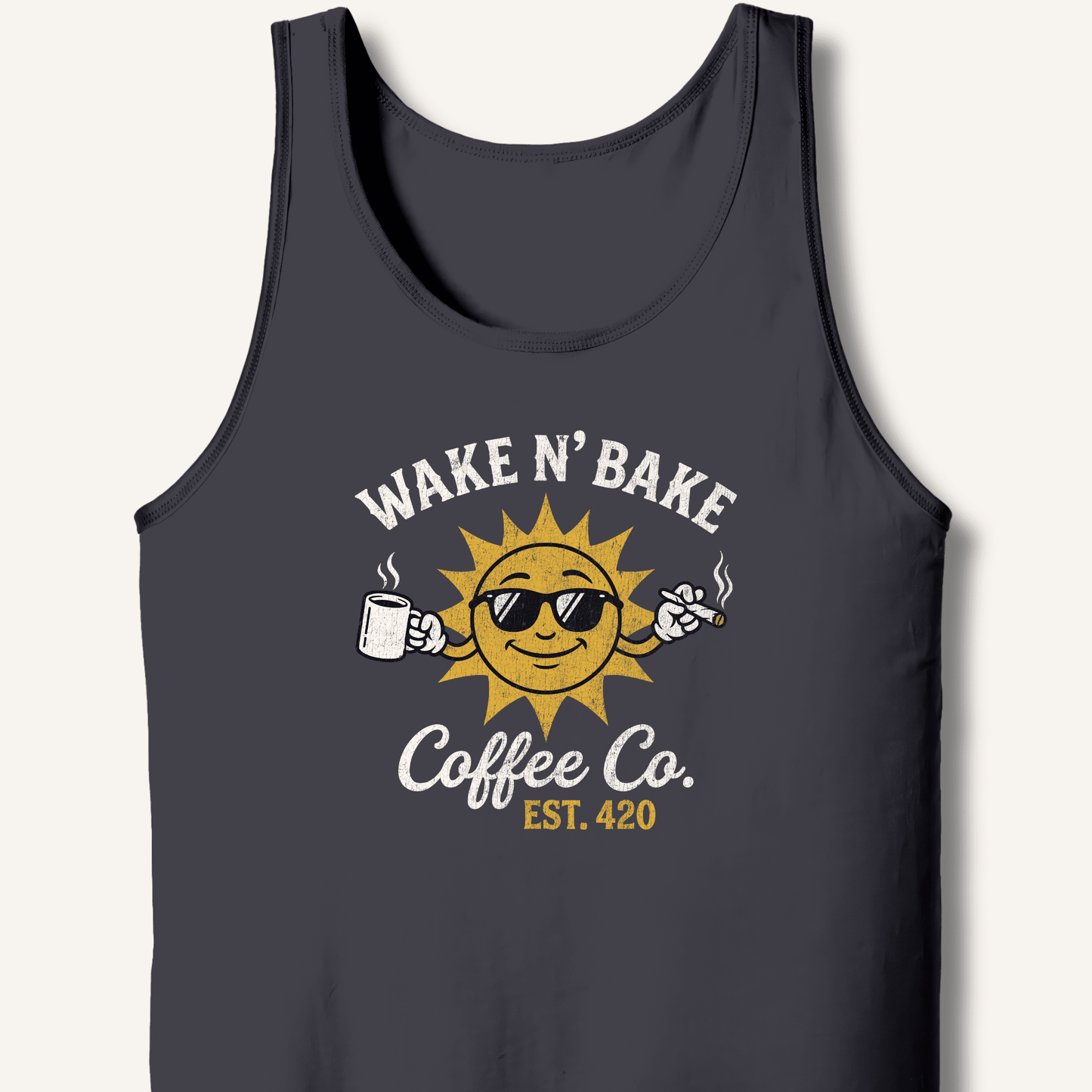Wake N' Bake Coffee Co. Tank - Sip & Shirt