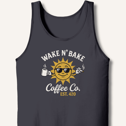 Wake N' Bake Coffee Co. Tank - Sip & Shirt