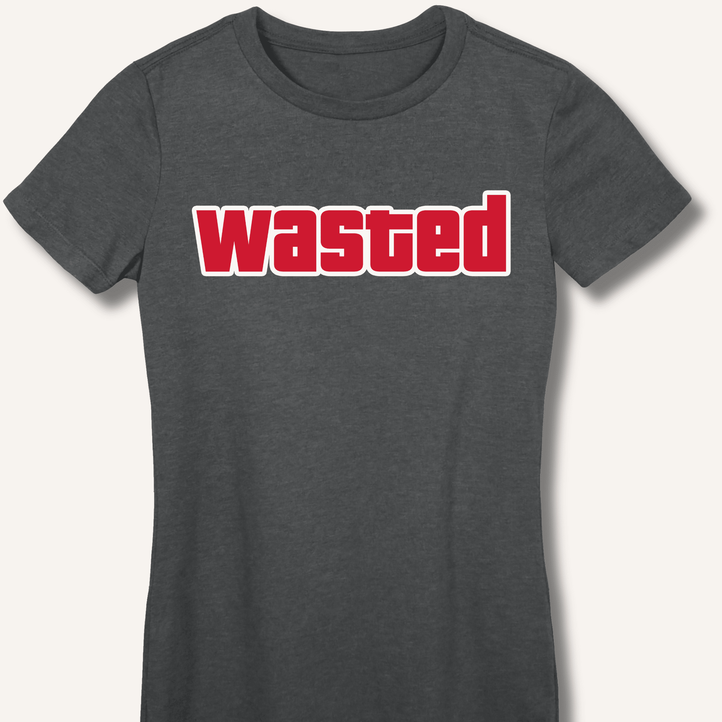Wasted Fitted T-Shirt - Sip & Shirt