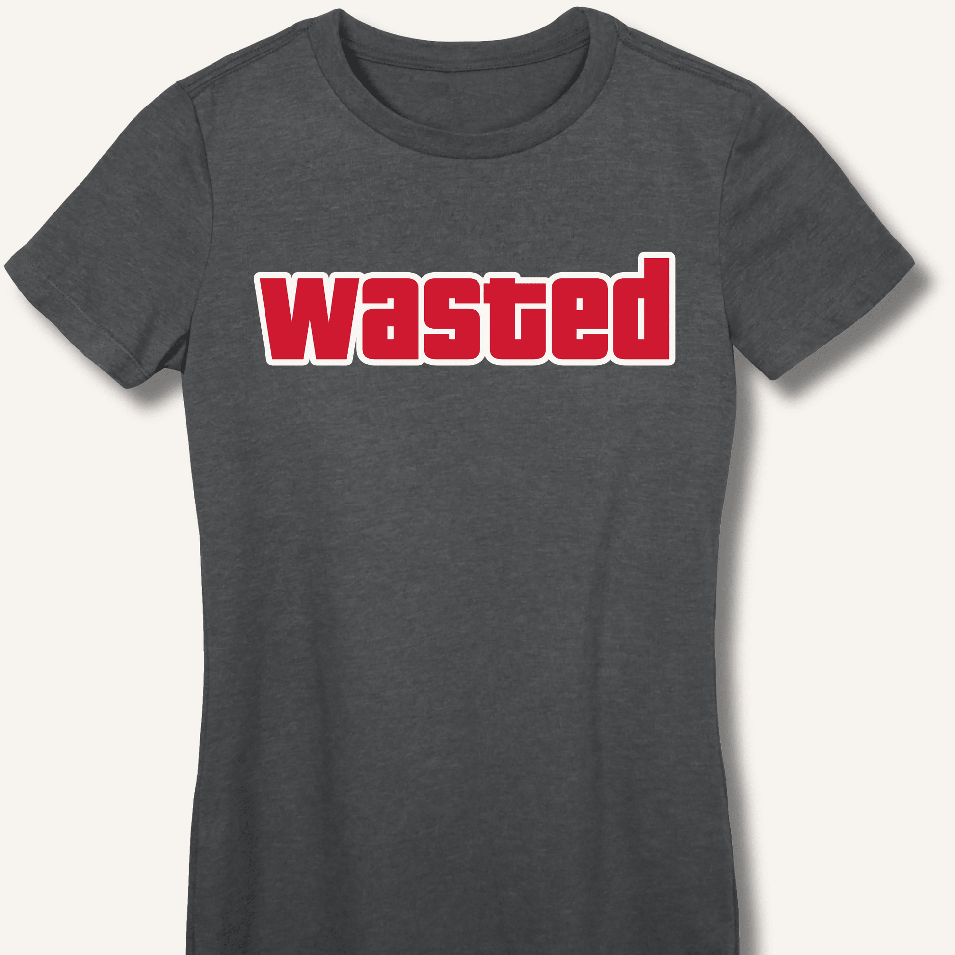 Wasted Fitted T-Shirt - Sip & Shirt
