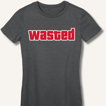 Wasted Fitted T-Shirt - Sip & Shirt