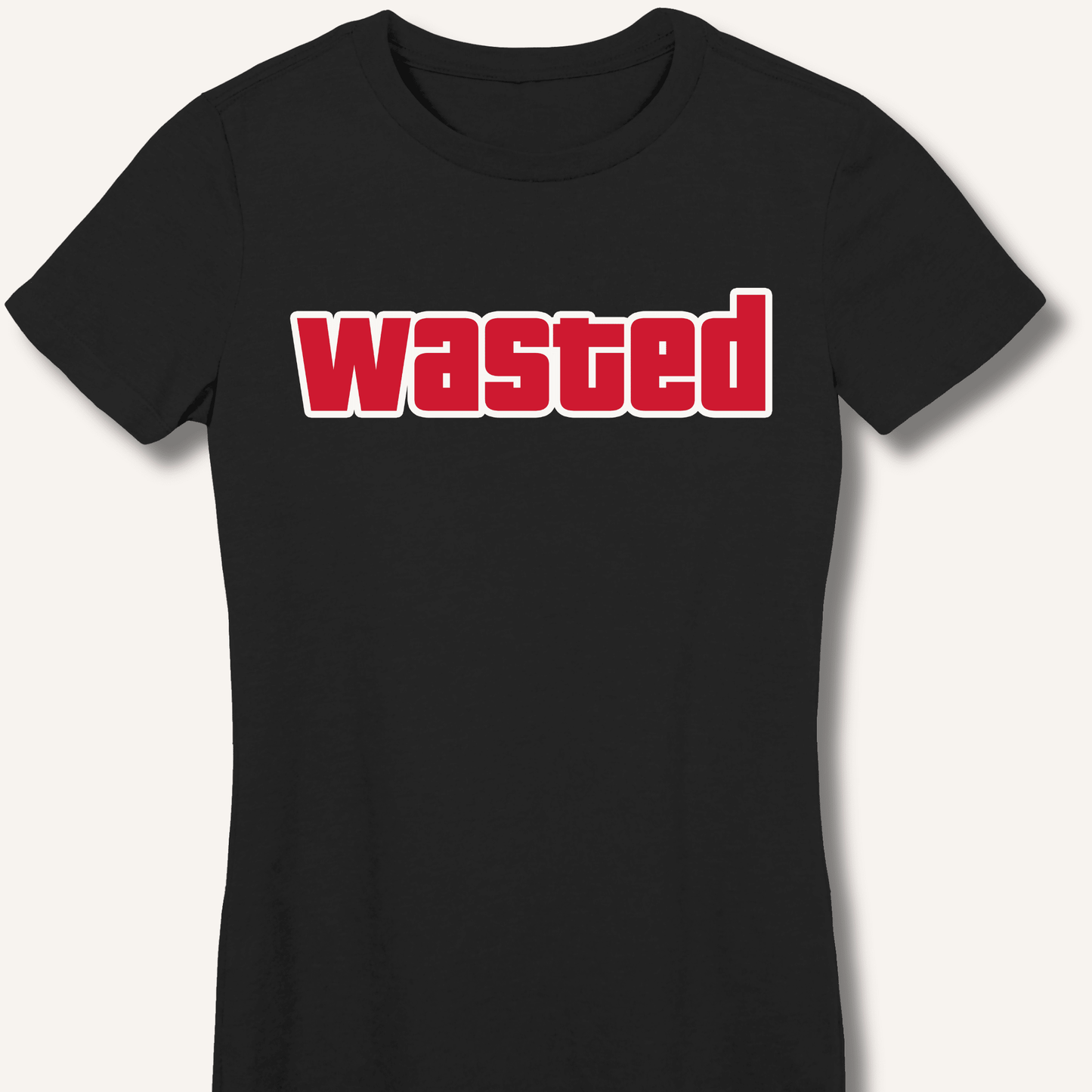 Wasted Fitted T-Shirt - Sip & Shirt