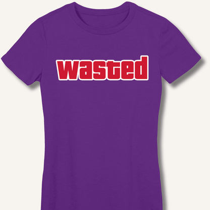 Wasted Fitted T-Shirt - Sip & Shirt