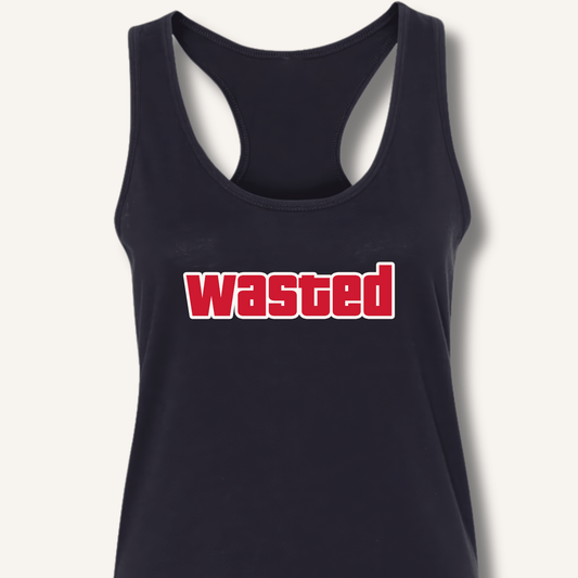 Wasted Racerback Tank - Sip & Shirt