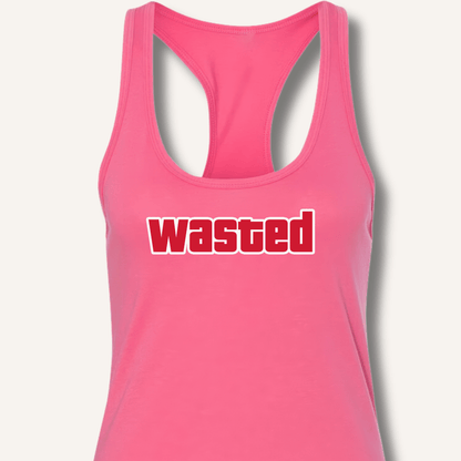 Wasted Racerback Tank - Sip & Shirt