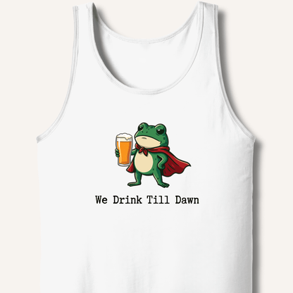 We Drink Till Dawn Frog T-Shirt Tank - Sip & Shirt