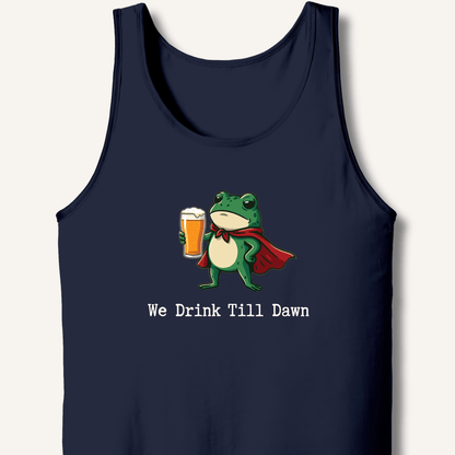 We Drink Till Dawn Frog T-Shirt Tank - Sip & Shirt
