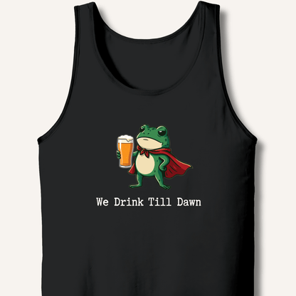 We Drink Till Dawn Frog T-Shirt Tank - Sip & Shirt