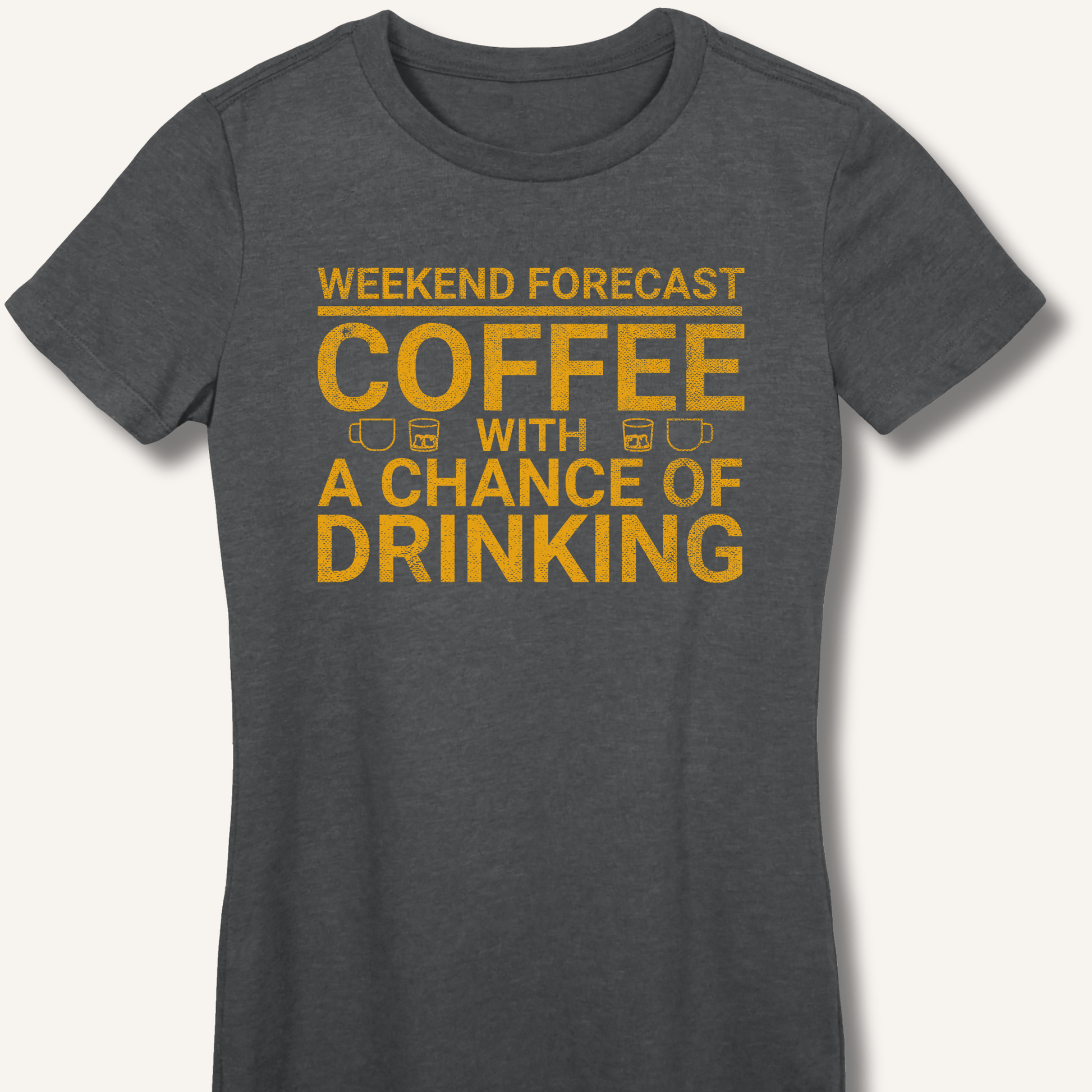 Weekend Forecast Fitted T-Shirt - Sip & Shirt