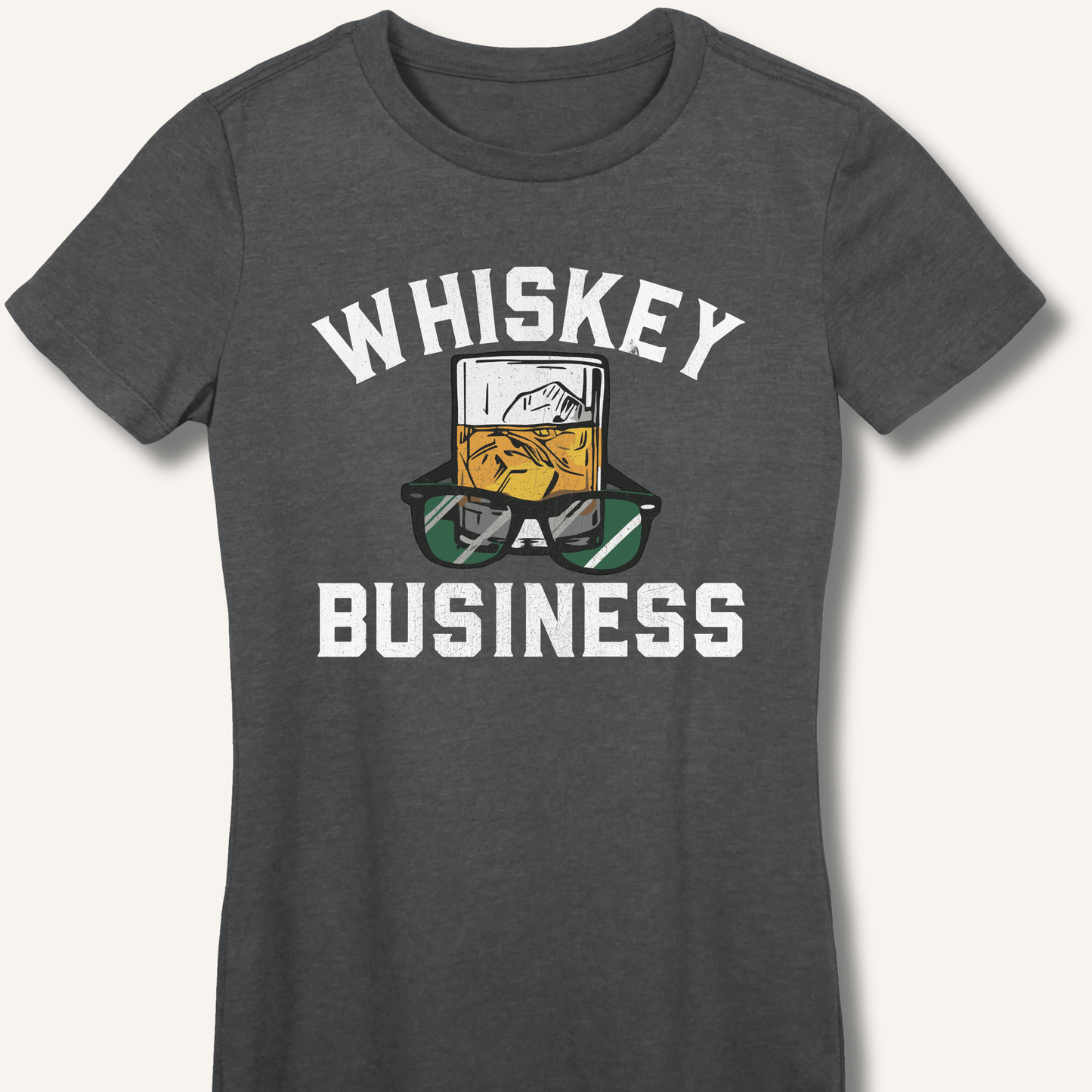 Whiskey Business Fitted T-Shirt - Sip & Shirt