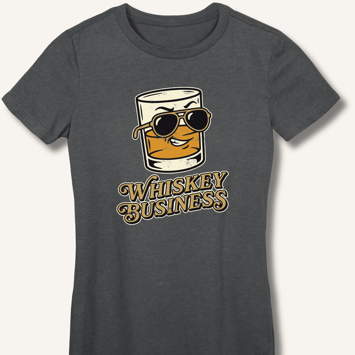 Whiskey Business Fitted T-Shirt - Sip & Shirt